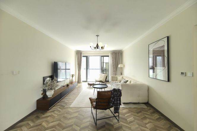 Spacious 3BR Apartment near Xiaonanmen Metro with Floor-to-Ceiling Windows