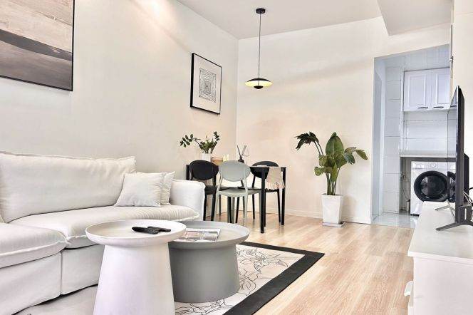 Spacious 1BR Apartment in Jing'an