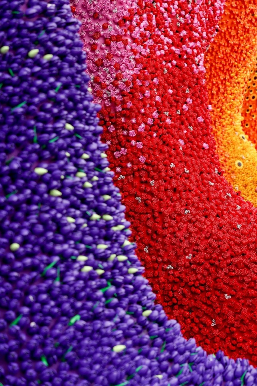 380,000 LEGO Flowers Bloom on Shanghai’s West Bund
