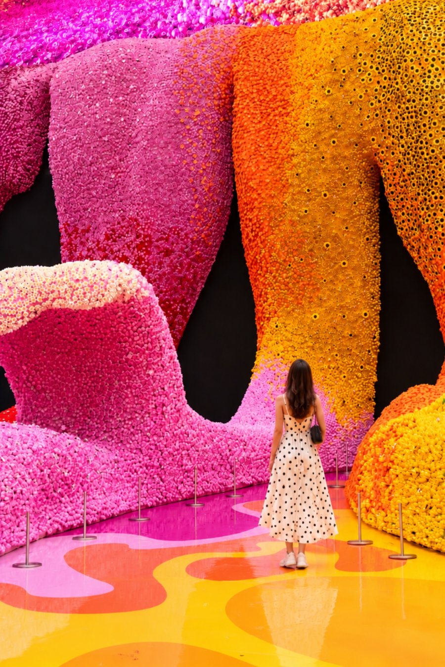 380,000 LEGO Flowers Bloom on Shanghai’s West Bund