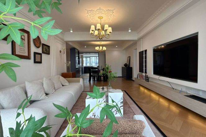 3BR Apartment near Tangqiao Metro with Floor-to-Ceiling Windows (L4)