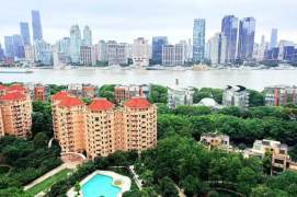 High-Floor 3BR Apartment near Shangcheng Rd Metro