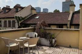 1BR Lane House in Old Xuhui with Terrace