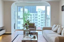 3BR Apartment near Tangqiao Metro with Floor-to-Ceiling Windows (L4)