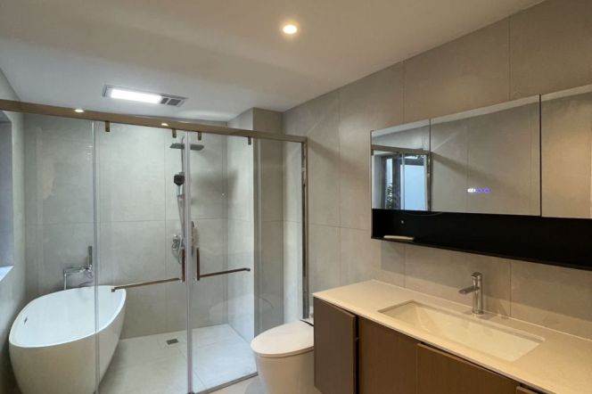 Spacious 2BR Apartment near Jinshajiang Rd Metro with Floor-to-Ceiling Windows (L3/L4/L13)