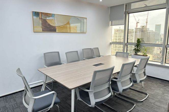 High-Floor Spacious Studio Office in Jing'an