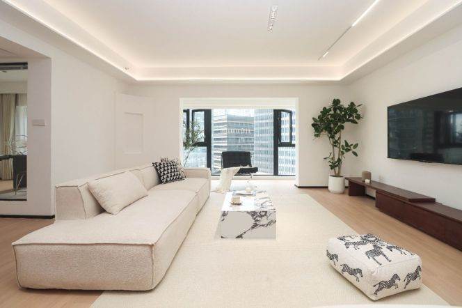 Spacious 3BR Apartment in Jing'an with Floor-to-Ceiling Windows (L1/L12/L13)