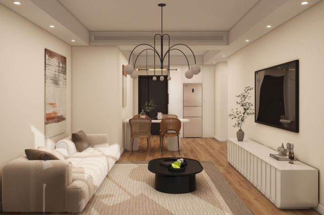 High-Floor 2BR Apartment in Gubei (L2)