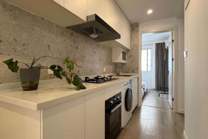 1BR Apartment in Jing'an with Green View (L7)