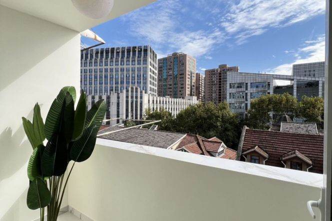 Spacious 1BR Apartment in Old Xuhui with Floor-to-Ceiling Windows