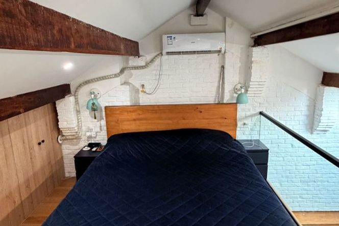 High-Ceiling Historic 2BR Apartment near Xintiandi Metro with Terrace (L10/L13)