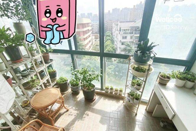 2BR Apartment near Beiyangjing Rd Metro with Terrace (L6)