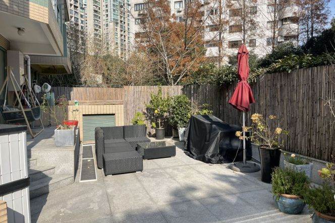 Spacious 3BR Apartment in Old Xuhui with Private Garden