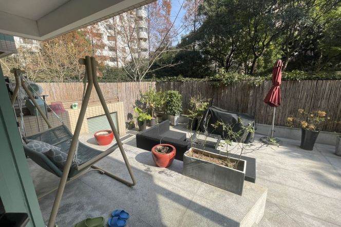Spacious 3BR Apartment in Old Xuhui with Private Garden