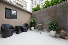 2BR Apartment near Jiashan Rd Metro with Private Garden (L9/L12)