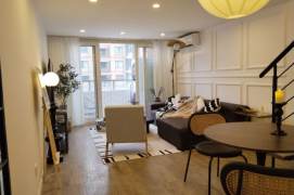 High-Floor 2BR Apartment in Jing'an