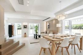 Spacious 5BR Villa in Hongqiao CBD with Floor-to-Ceiling Windows