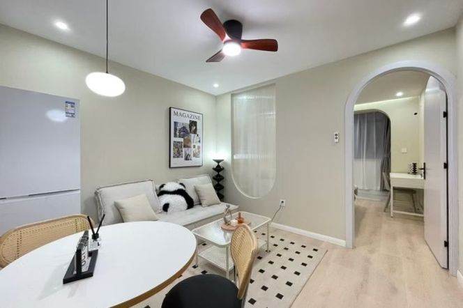 1BR Apartment near Beiyangjing Rd Metro (L6)