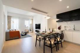 High-Floor Spacious 2BR Apartment near Jiangsu Rd Metro