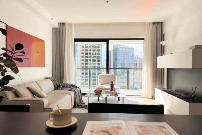 High-Floor Spacious 2BR Apartment near Hanzhong Rd Metro (L1/L3/L4/L12/L13)